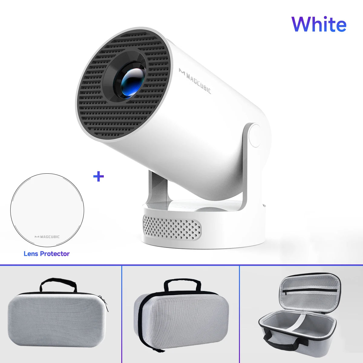 Magcubic Projector HY300 PRO + 4K Android 11 Dual Wifi6  Allwinner H713 BT5.4 1080P 1280*720P Home Cinema Outdoor Projetor